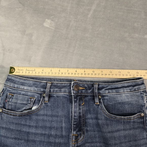 Vigoss Jagger Skinny Women's Blue Distressed Jeans Size 30 - Picture 8 of 10